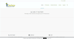 Desktop Screenshot of itfactory.be