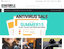 Tablet Screenshot of itfactory.ca